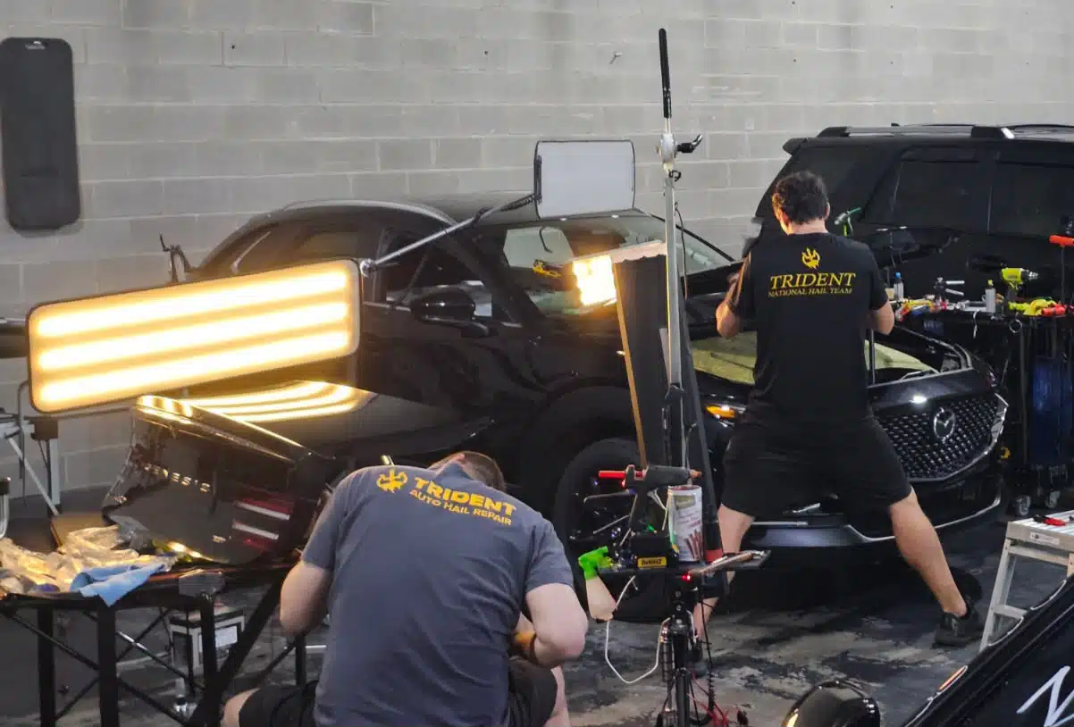 Techs working in Killeen Texas shop
